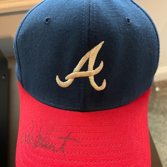 Ron Gant Atlanta Braves Baseball Cap Signed - Picture 5 of 12
